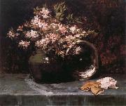 William Merritt Chase Rhododendron oil